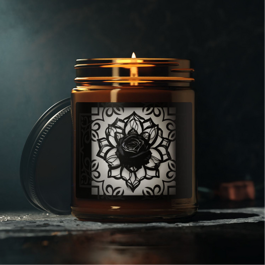 Sinister Black Rose | Soy Candle | Gothic Scented Candle