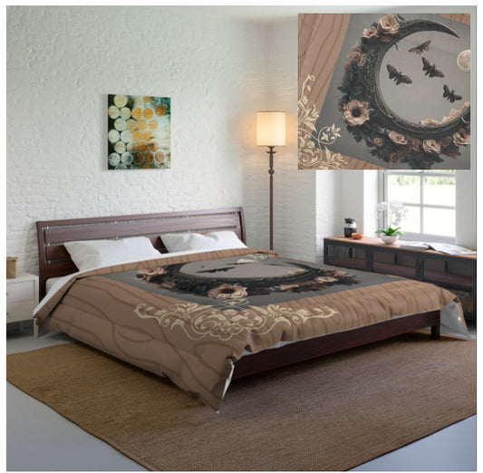 Blooming Crescent Set | Comforter Pillow Sham Set