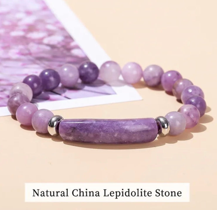 Natural Stone | Rectangle Bar Bead Bracelets | Healing Handmade Bangles