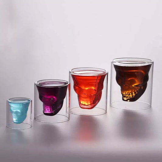 Skull Cups | Heat Resistant Glasses | Lead Free Glass